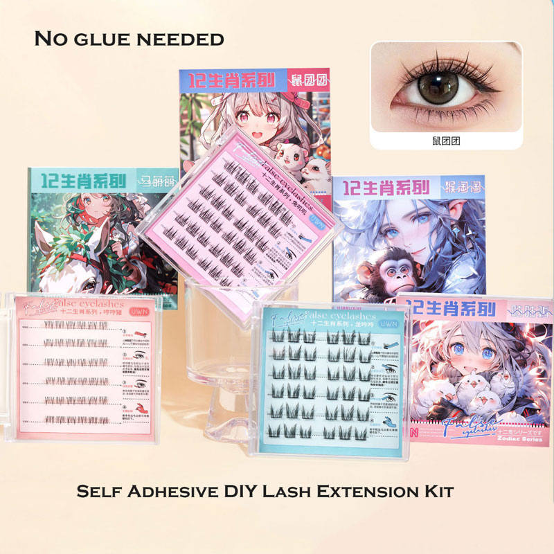 Dengan Kit Sambungan Bulu Mata DIY, anda boleh mendapatkan bulu mata yang sempurna tanpa gam!