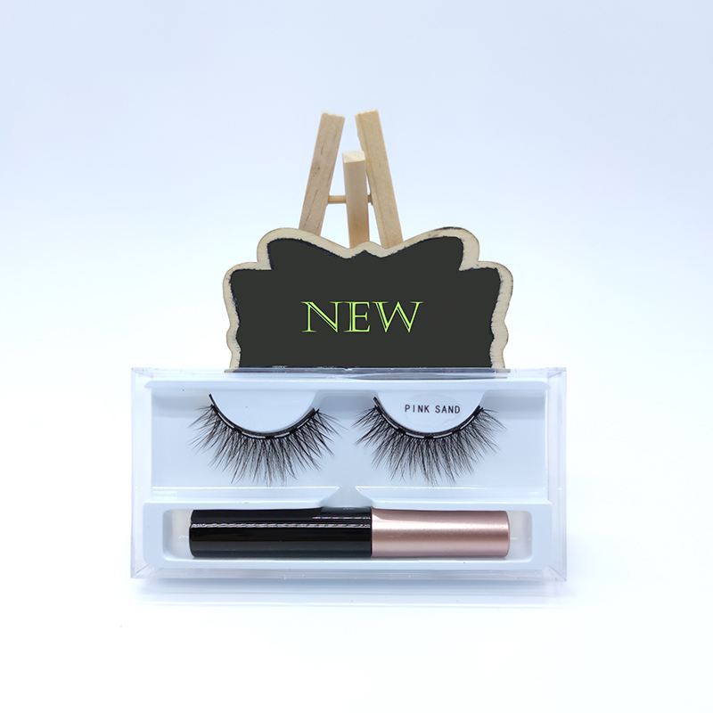 3D Faux Mink 1 Pasang Kit Celak Bulu Mata Magnet