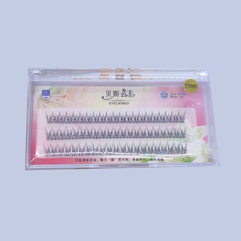 Sambungan Bulu Mata DIY Bulu Mata Kelompok Ekor Ikan Individu 10mm