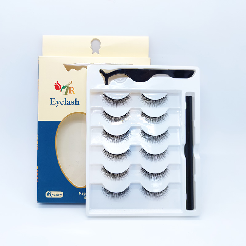 5D False Mink Lashes Bulu mata sutera Lembut Dramatik Natural Look 1 Pasang