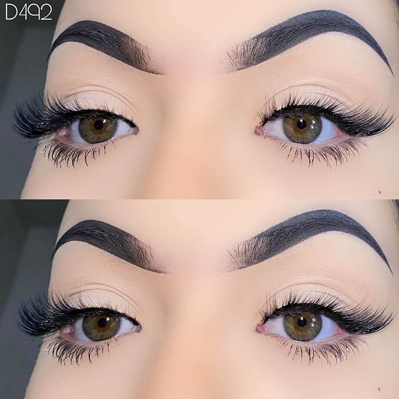 5 Pasang Bulu Mata Lentik Natural Look Bersayap Bulu Mata 7mm-17mm