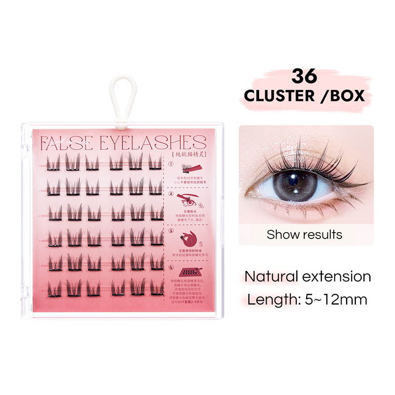 Tekan pada kit sambungan lash cluster pra-bergaya